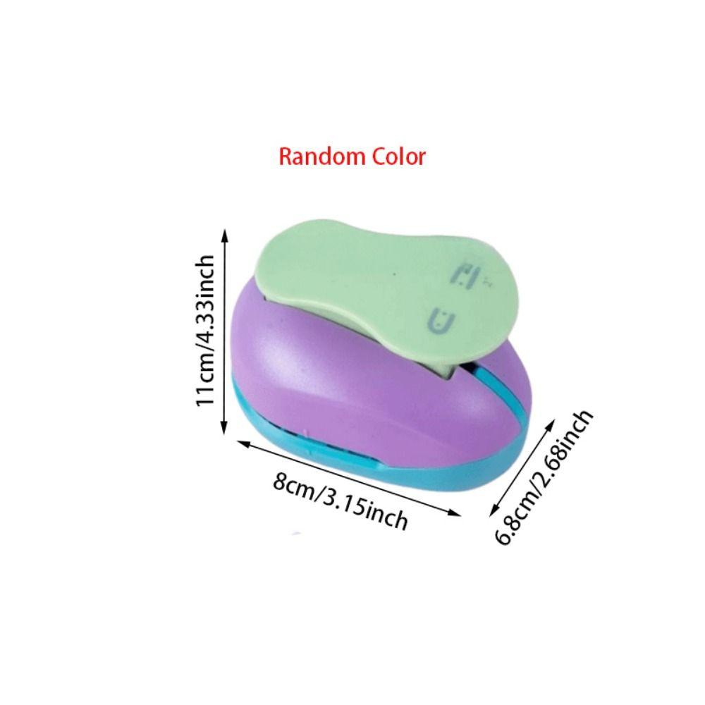 Random Color Earring Card Puncher Durable DIY Projects Hole Punch Cutting Craft Stamp Shape Embossing Punch Card Making