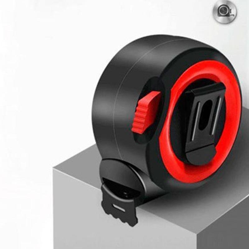 Ergonomic Handle 5M Fluorescent Measuring Tape with Portable Hook Suitable for Comfort Use in Professional&DIY Projects