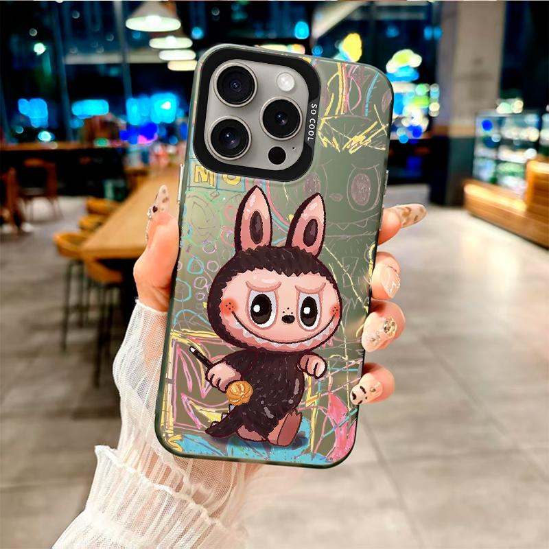 Labubu's Doodle Cuteness" Fashion Case for Vivo Series.vivo Y93,vivo Y17,vivo Y20,vivo Y32,vivo S16,vivo S12,vivo Y01,vivo S10e,vivo Y35+,Y7s,Y38...