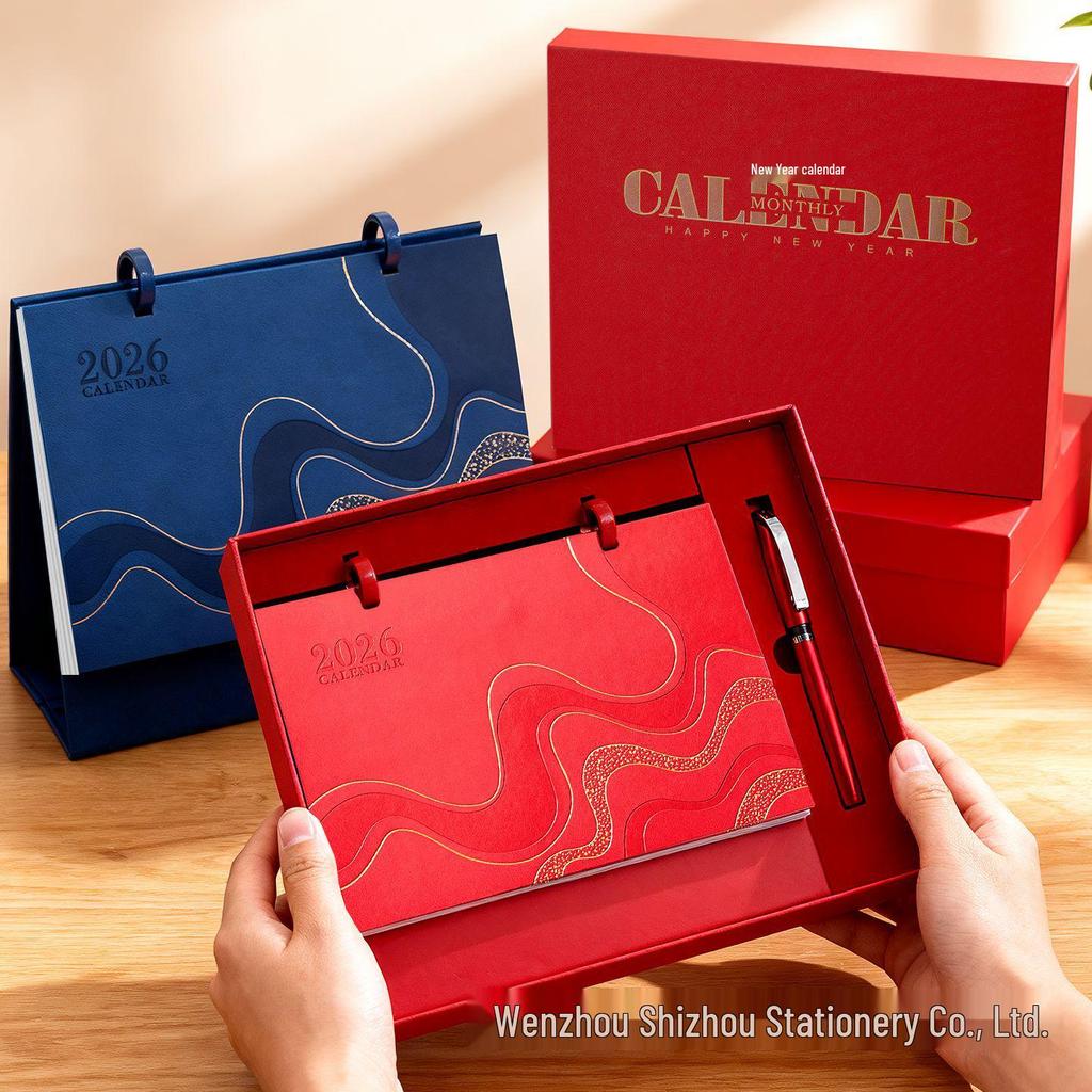 2026 Horse Year Desk Calendar: Self-Discipline & Customizable Creative Monthly Gift Set