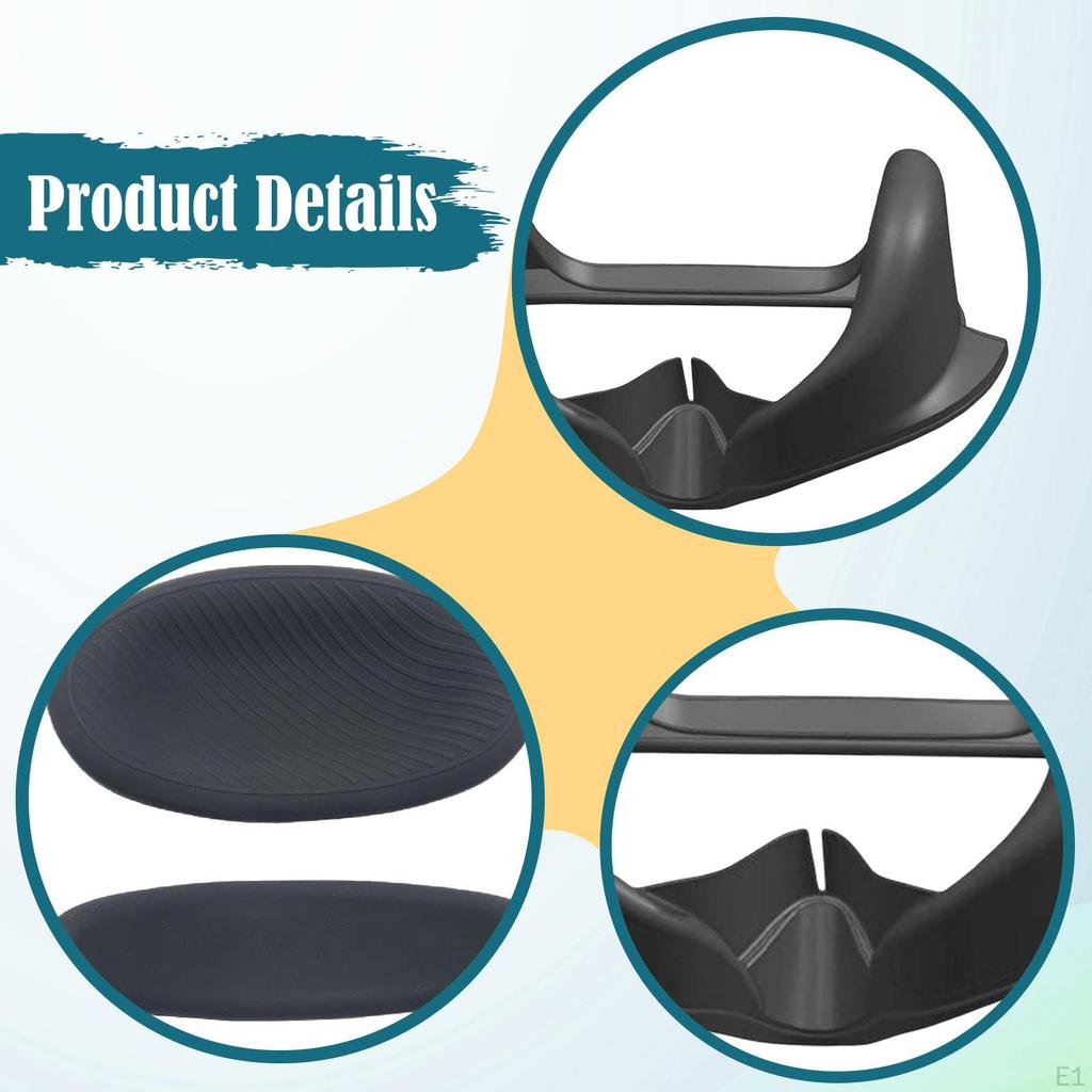 Augenabdeckung Set Gesicht Silikon Schweißfest Vollpolster für Pro Reality Headset Zubehör