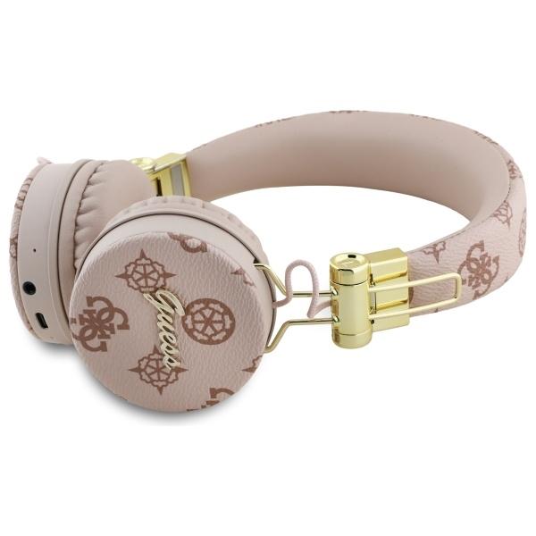 Guess Over-Ear Headphones Bluetooth Enc    Gubh70Eposmw Brown/Brown Peony Script Round Shape