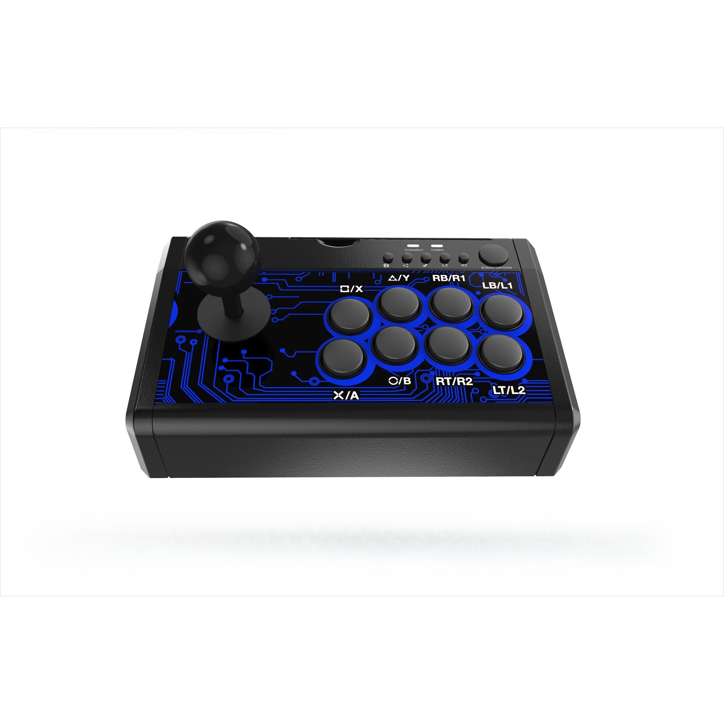 7-в-1 USB Аркадный Fight Stick Джойстик для Street Fighting для PS3 / PS4 / XBOX ONE / XOBX 360 / PC / Android /Switch чёрный