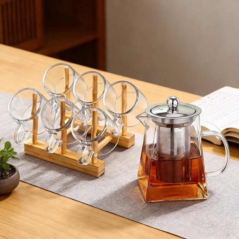 Thickened Heat-Resistant Glass Tea Maker with Infuser