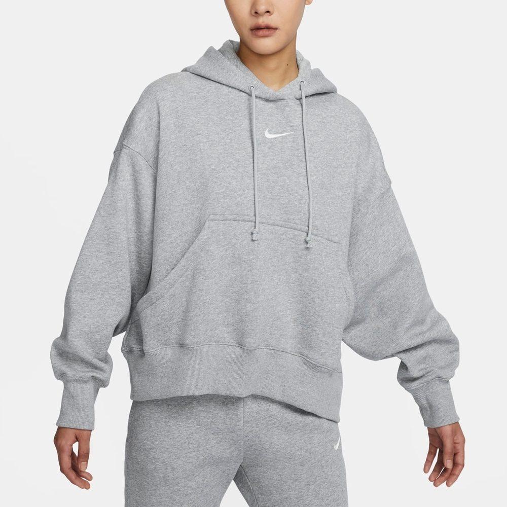 Nike Sportbekleidung Phoenix Fleece Sweatshirt Damen Grau DQ5859-063