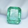NATURAL Green Emerald 4.95 Ct RARE Emerald Shape CERTIFIED Loose Gemstone