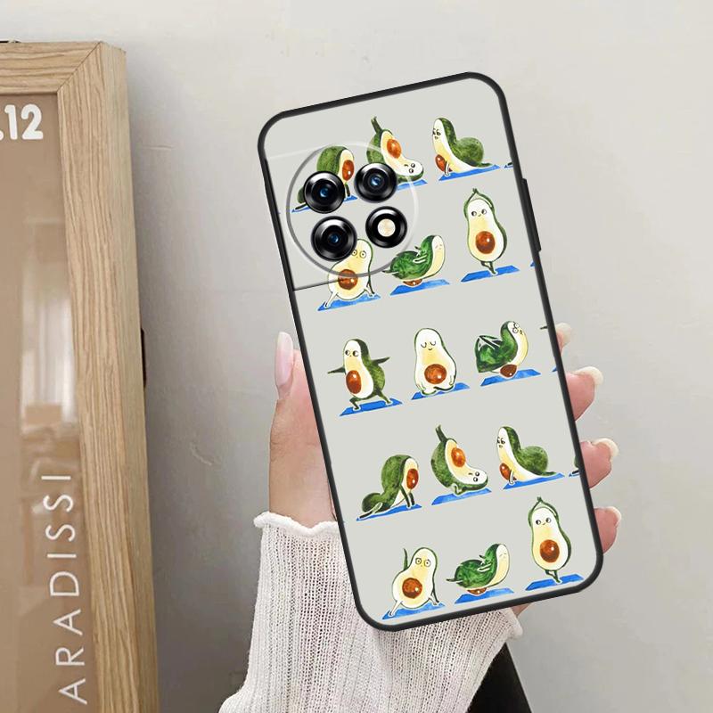 

Avocado Yoga Funny Pattern Case For OnePlus Nord 5 CE 2 3 4 Lite N20 N30 OnePlus 15 R 13R 12R 10R 13T 10T 11 12 13 Cover OnePlus Nord CE5