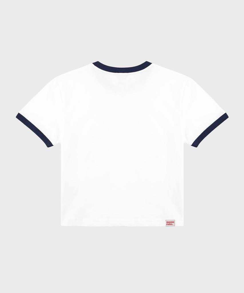 Maseumaluljeueopaeleol Signature Symbol Ringer T-Shirt_Navy