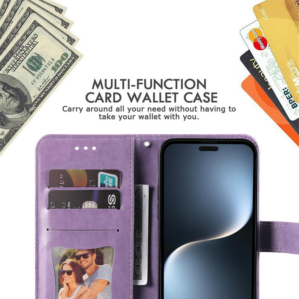 For Honor Magic7 Pro 5G Case Floral Pattern PU Leather Wallet Stand Phone Cover