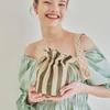 Linen Stripe Lucky Bag