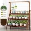 Multi-Tier Wooden Plant Stand