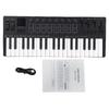 Aumotop MIDI Keyboard Controller with RGB Wireless BT for Music Versatile Synthesizer Engine for ABS Portable Size 37-Key Pads, Production, DAW, PC,
