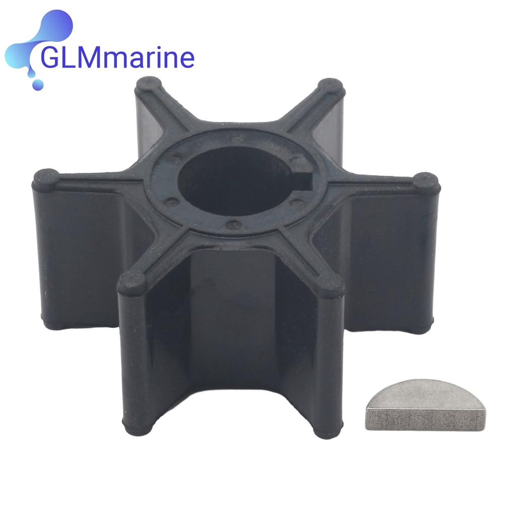 Water Pump Impeller W/ Key 17461-92D00 Fits for Suzuki Marine 2-Stroke DT8 DT9.9 8 9.9 HP Outboard Motor 17461-92D01 17461-92D02