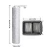 Floor Cleaning Robot Filters Vacuum Filters Roller Brush Vacuum Component Suitable for Improved Cleaning Efficiency
