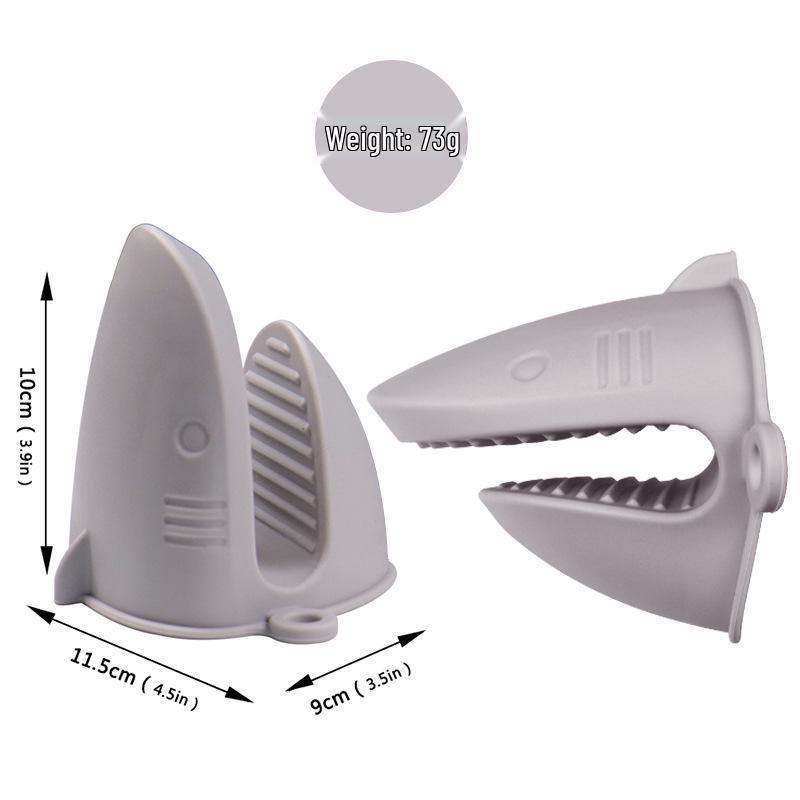 Heat-Resistant Non-Slip Silicone Oven Gloves & Bowl Clip