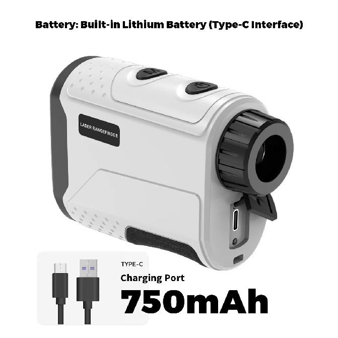 INORM Golf Laser Rangefinder 1200 Yards 6X Lens Golf Compensating Hunting Range Finder Built-in Battery Measuring Tool