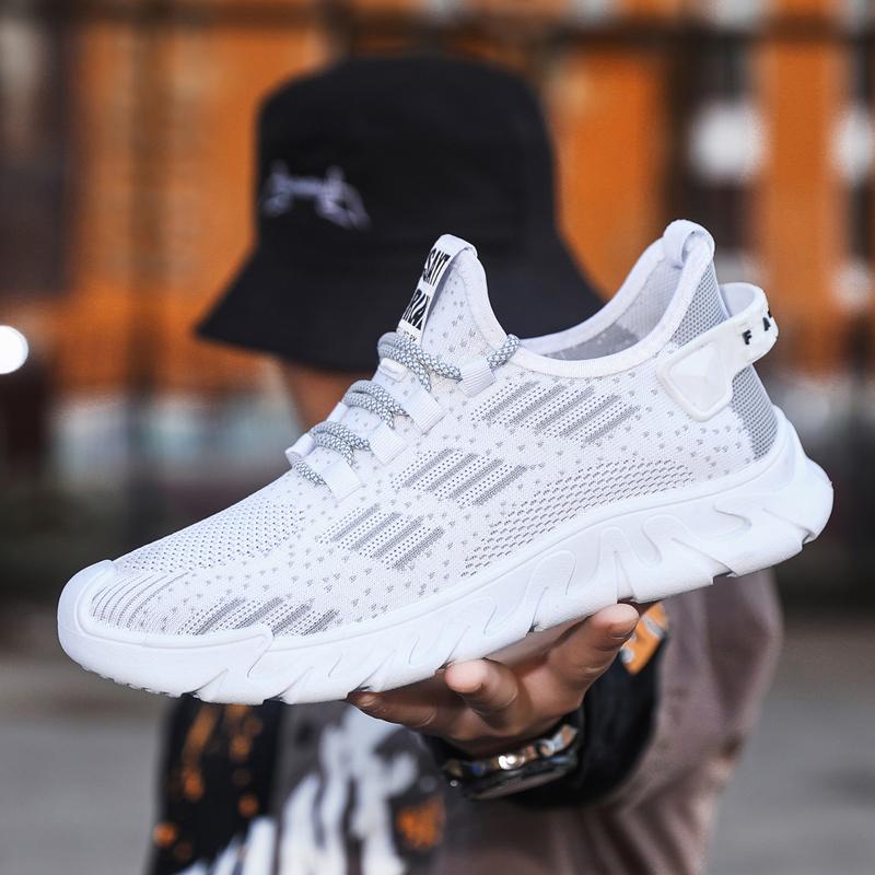 Men Casual Sneakers Summer Breathable Sport Shoes Lightweight Outdoor Mesh Running Shoes Athletic Jogging Tenis Walking Shoes