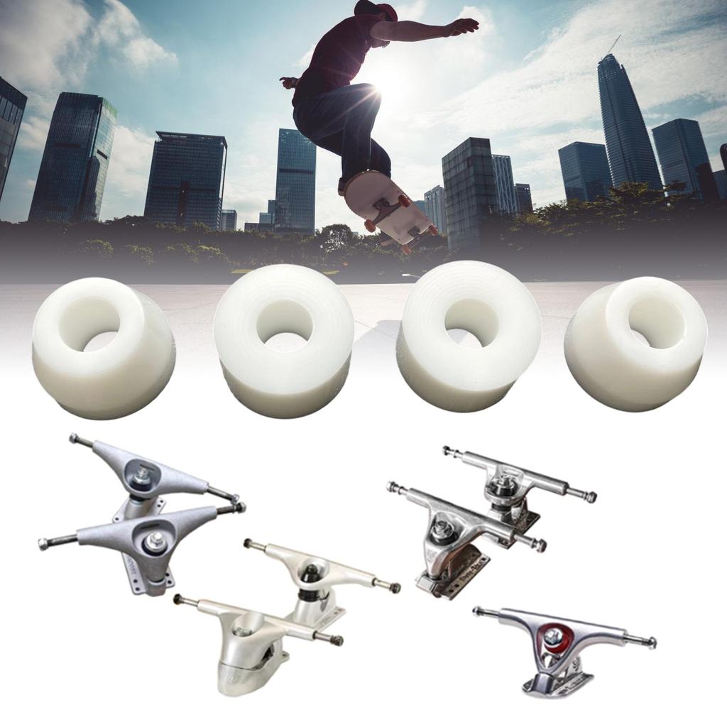 Skateboard Trucks Shocked Absorbers PU Vibration Dampeners Enhances Comfortable for Improved Control