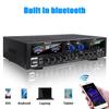 AV555BT 4000W 5CH Home Theater Amplifier 12V bluetooth Home Power Amplifier Audio Stereo amplificador FM USB SD 3Mic With Remote