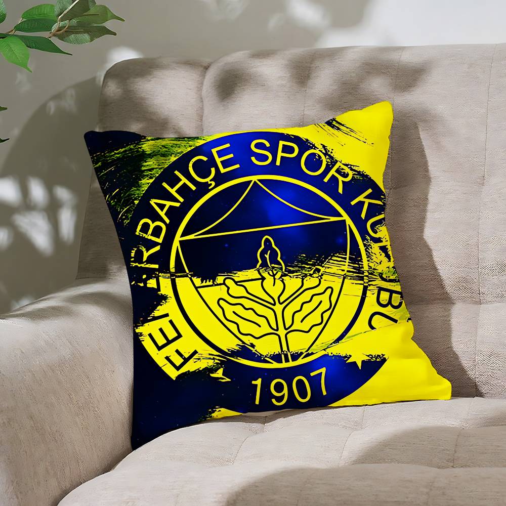 ClubHTurkeySFenerbahceE Cool Customizable Square Pillowcases Stylish And Soft Perfect For Beds Cars And Sofas