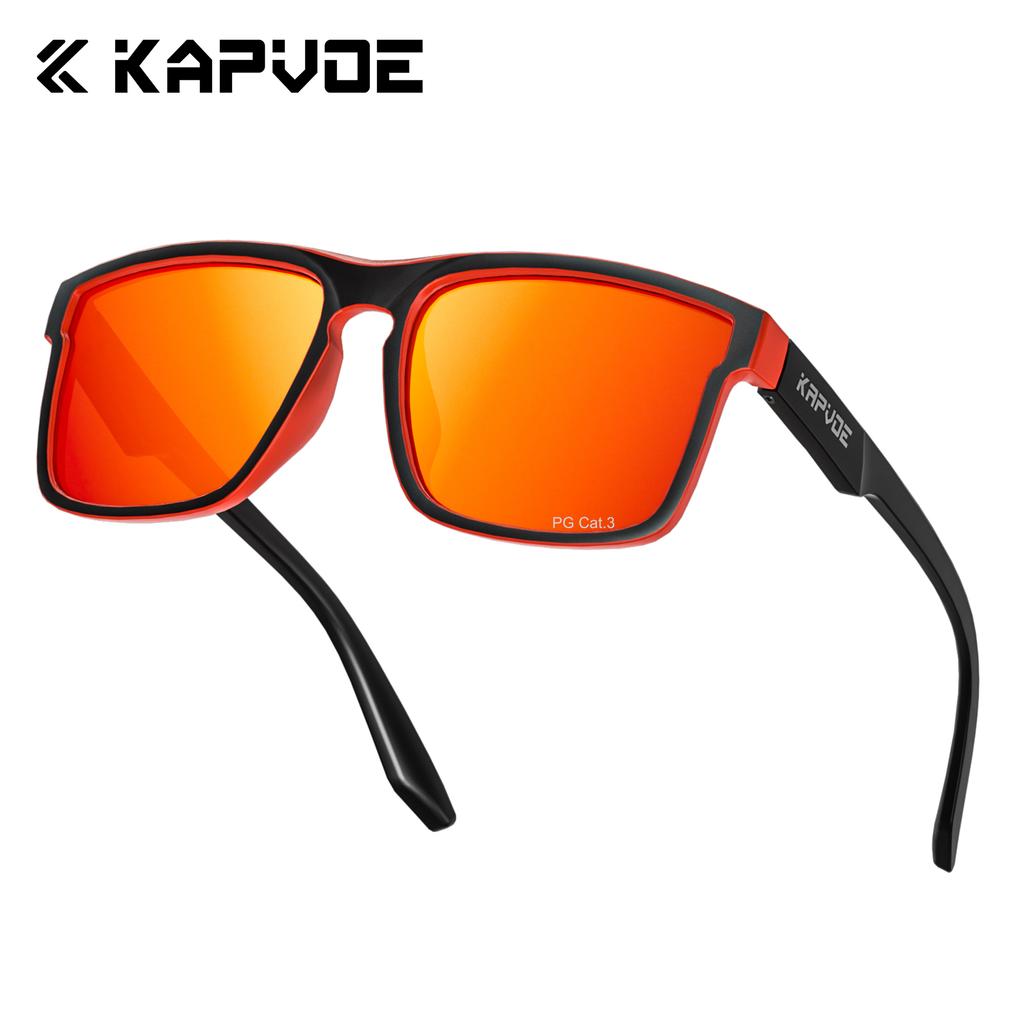 Kapvoe Polarized Hiking Eyewear Sunglasses Fashion Glasses Men UV400 Sun Glasses for Women Cycling Fishing Driving Outdoor