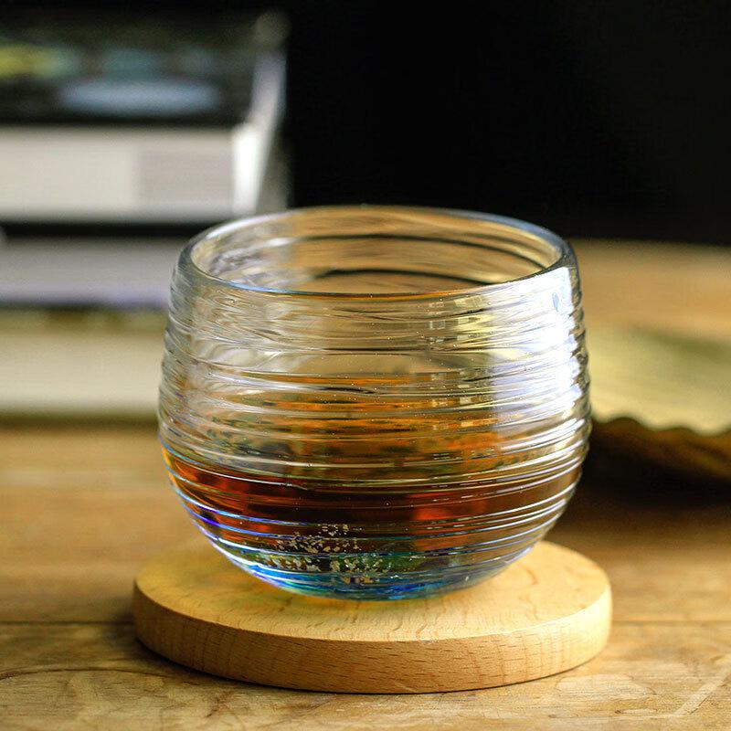 Shangqi Edo Kiriko Schmetterlingskokon Whiskyglas