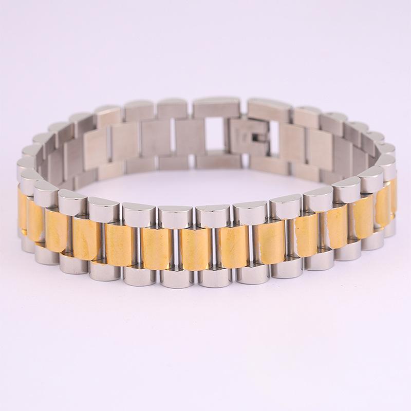 Präzisions-Edelstahlarmband verschiedene Marken breite Version Herren-Gentleman-Armband Schmuck
