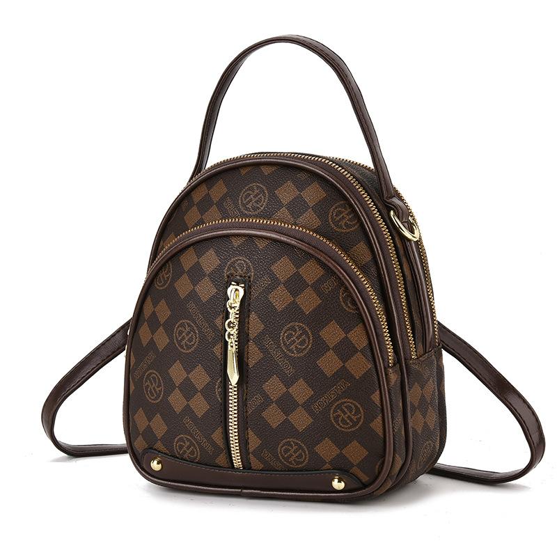 Backpack women's 2025 new super fire small backpack spring and summer versatile single shoulder crossbody dual-purpose women's bag