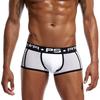 Men Sexy Underwear Letter Printed  Shorts Bulge Pouch Underpants