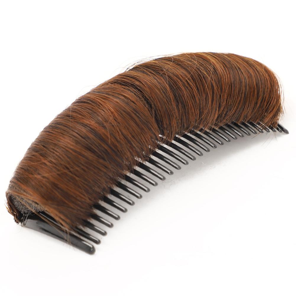 

Женская невидимая пушистая накладка для волос, подушечка для парика, стабильная фиксация корней волос, увеличивающая объем волокна вставка-гребень, артефакт для увеличения высоты, инструмент для прически светло-коричневого