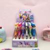 Demon Hunter Team K-pop 3D Doll Head Erasable Black Pen – Cute Student Clickable Pen