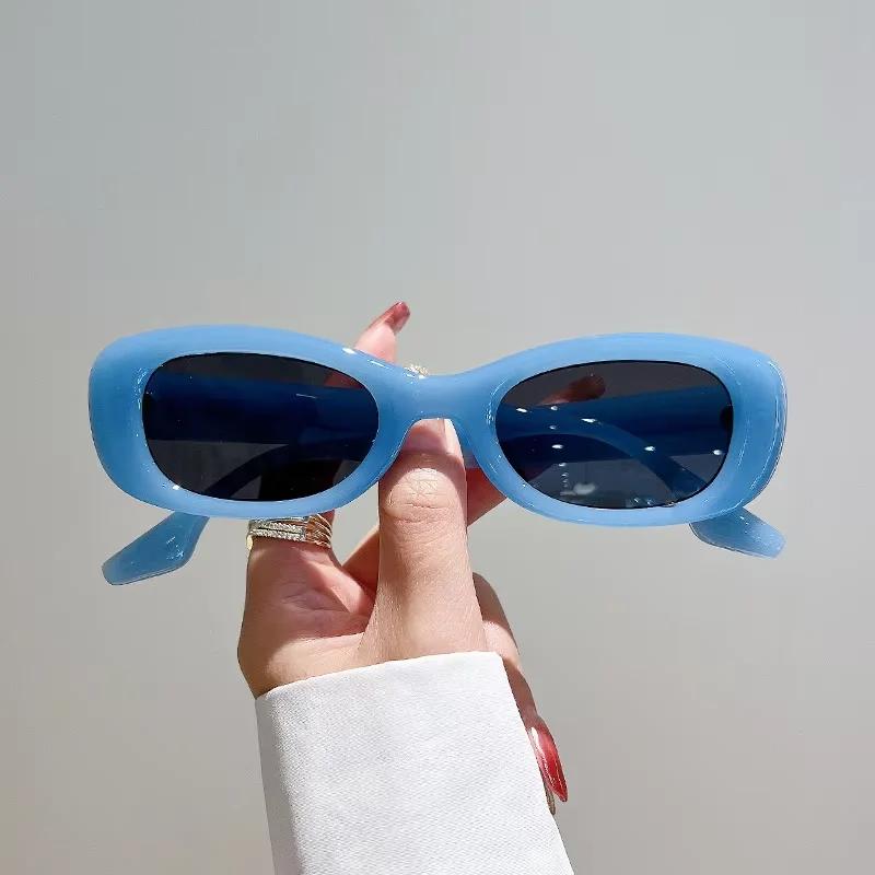 Fashion Small Frame Vintage Oval Sunglasses Women for Men Luxury Brand Designer Punk Sun Glasses Trending Ladies Shades UV400