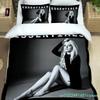 Musik Sängerin Avril Lavigne Bettbezug Kissenbezug Bettwäsche Set Erwachsene Jungen Mädchen Schlafzimmer Dekoration Geschenk Einzel Doppel King Size
