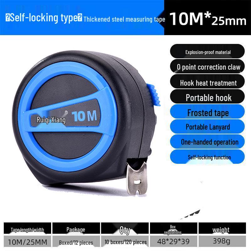 Stainless Steel Tape Measure - 3m, 5m, 7.5m, 10m, Waterproof, Hardened Ruler for Home Use