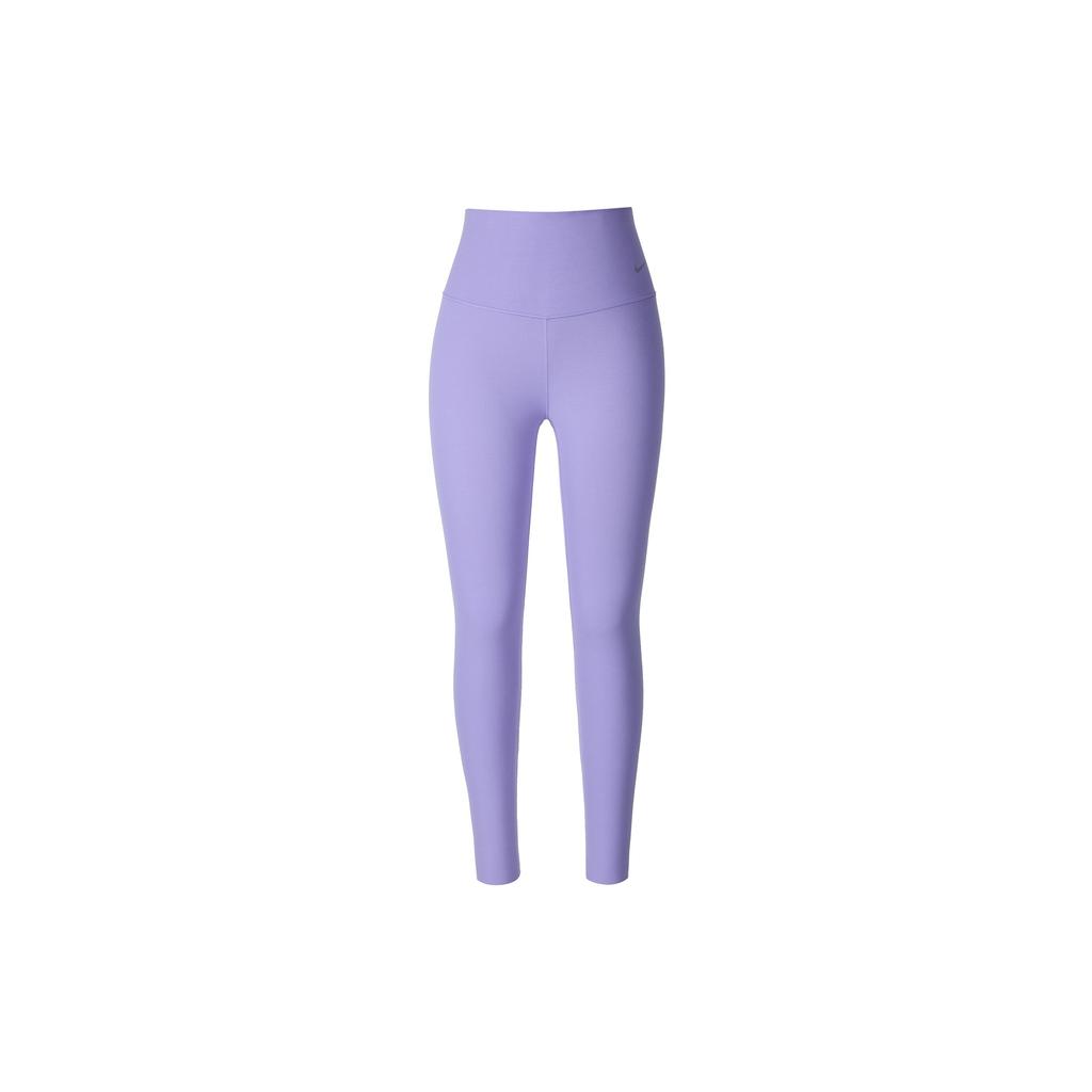 Nike Logo Embroidered Slim Fit Training Pants Women Pants Purple DQ6016-567