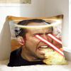 Cozy N-Nicolas Cage Headshot Pillow Cover  Comfy Cushion Cover Funny Pillow Case For Sofa Couch Bed Living Room