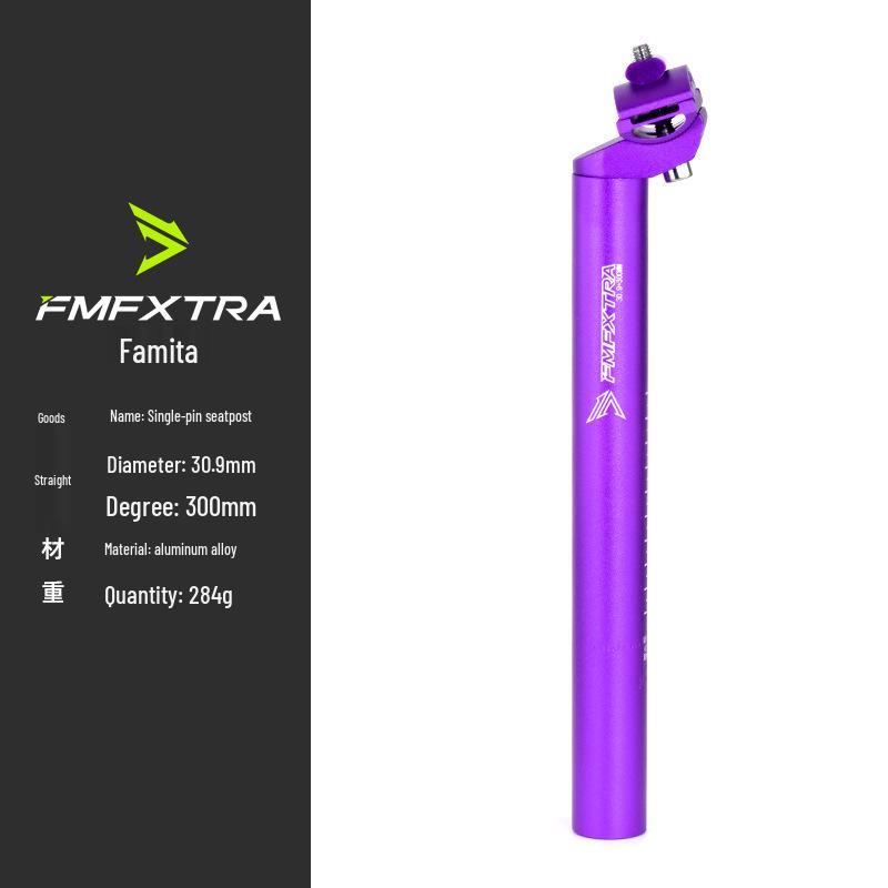 Aluminum Alloy Mountain Bike Seatpost - Sizes: 25.4mm, 27.2mm, 28.6mm, 31.6mm