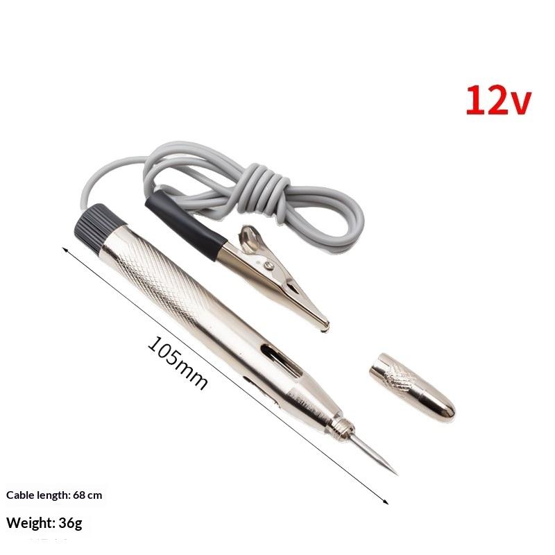 DC 6-24V Universal Auto Car Circuit Tester Lamp, 1/3Pcs Detector Probe, Ideal for Garage Repair Accessories