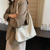 Two-Piece Bag Set Soft Leather Tote Bag Women's Retro Large Capacity Shoulder Bag Underarm Bag