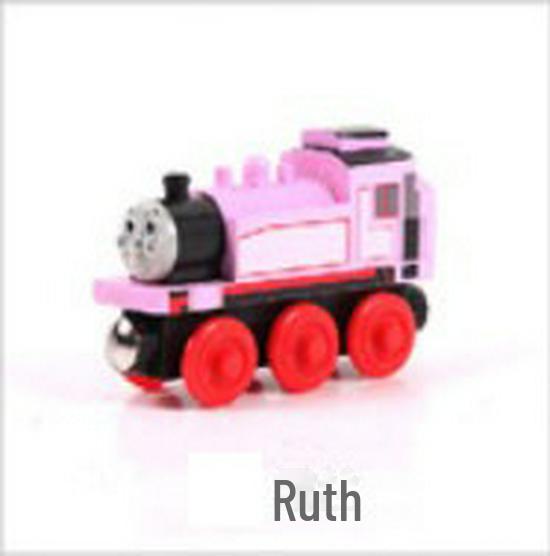 Children's Wooden Toy Train Head Cake Decoration - YB02