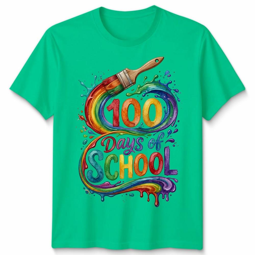 Happy 100 Days Of School Teachers Students Unisex Tshirt Unisexs Unisexs Tee