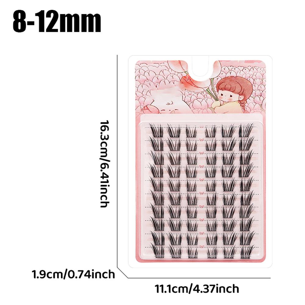 Wispy Manga Eyelash Clusters Natural Anime Individual Lashes 60/100Pcs Fairy Lash Clusters