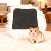 Comfortable Hamster Plush Nest Soft Winter Pet Nest Fluffy Hamster Cage  Pet Accessories