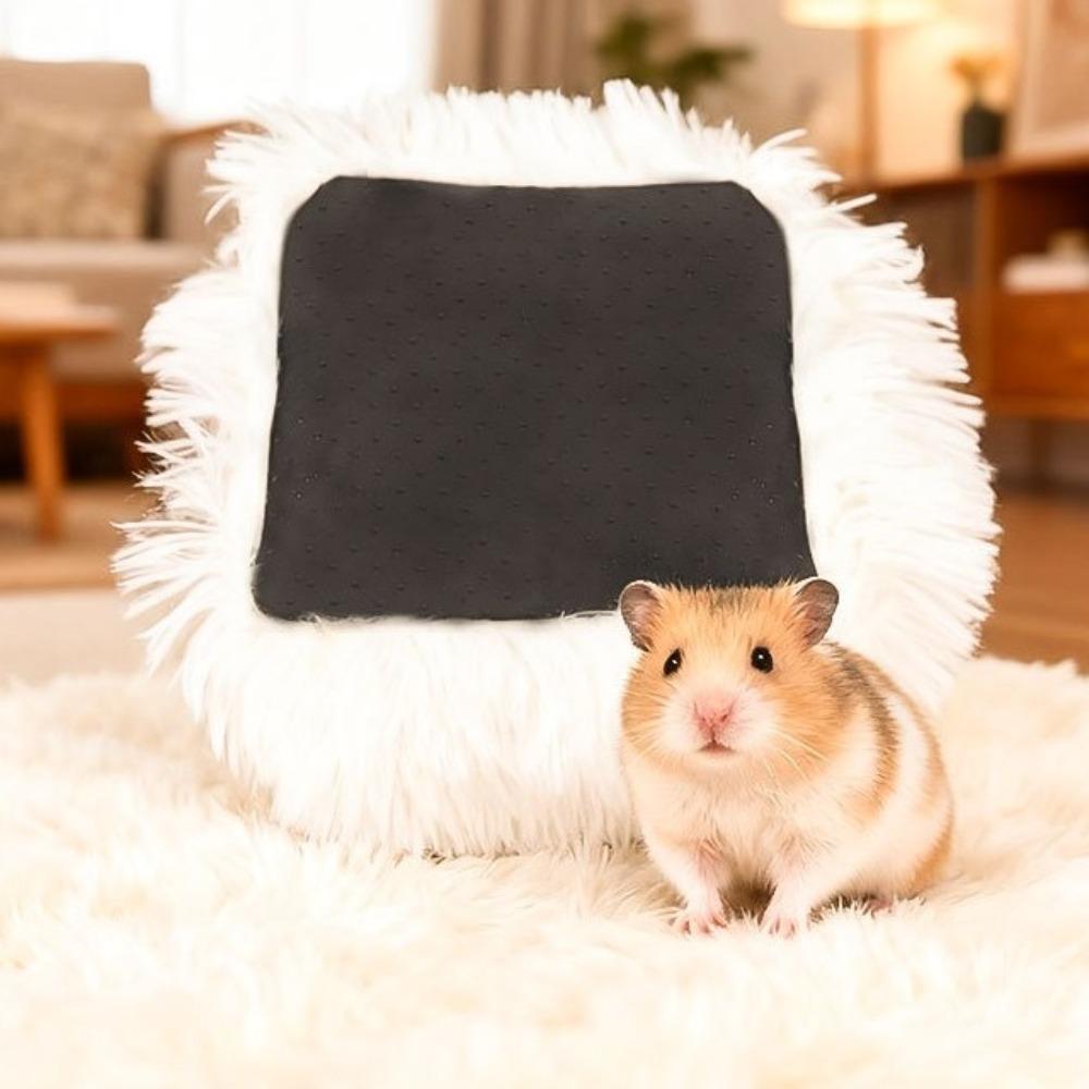 Comfortable Hamster Plush Nest Soft Winter Pet Nest Fluffy Hamster Cage  Pet Accessories