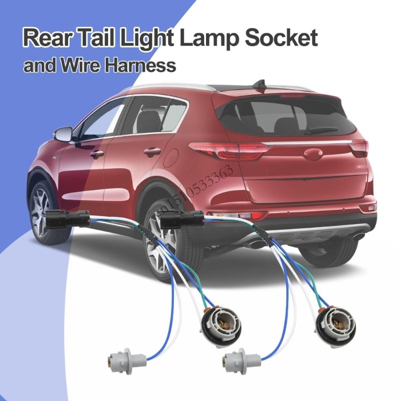 090E Tail Light Lamp Socket Harness 92480-D9020 Replacement 12V Taillight Socket Wiring Automotive Accessories