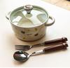 Korean Style Cute Heart Ceramic Noodle Bowl with Lid for Dorm or Bedroom Microwave Use