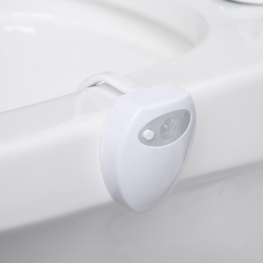 16 Colors USB Charging LED Motion Induction Bathroom Toilet Night Light Sensor with UV Light