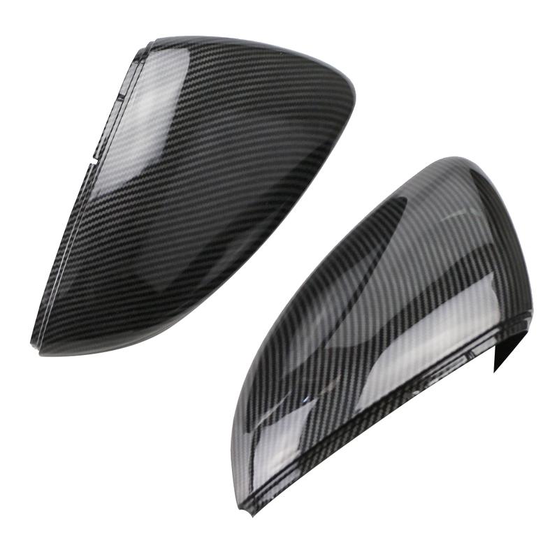 2Pcs Car Rearview Mirror Cover for Volkswagen VW Golf7 Golf 7 MK7 MK7.5 2012 - Rear View Mirror Covers Sticker Accessories