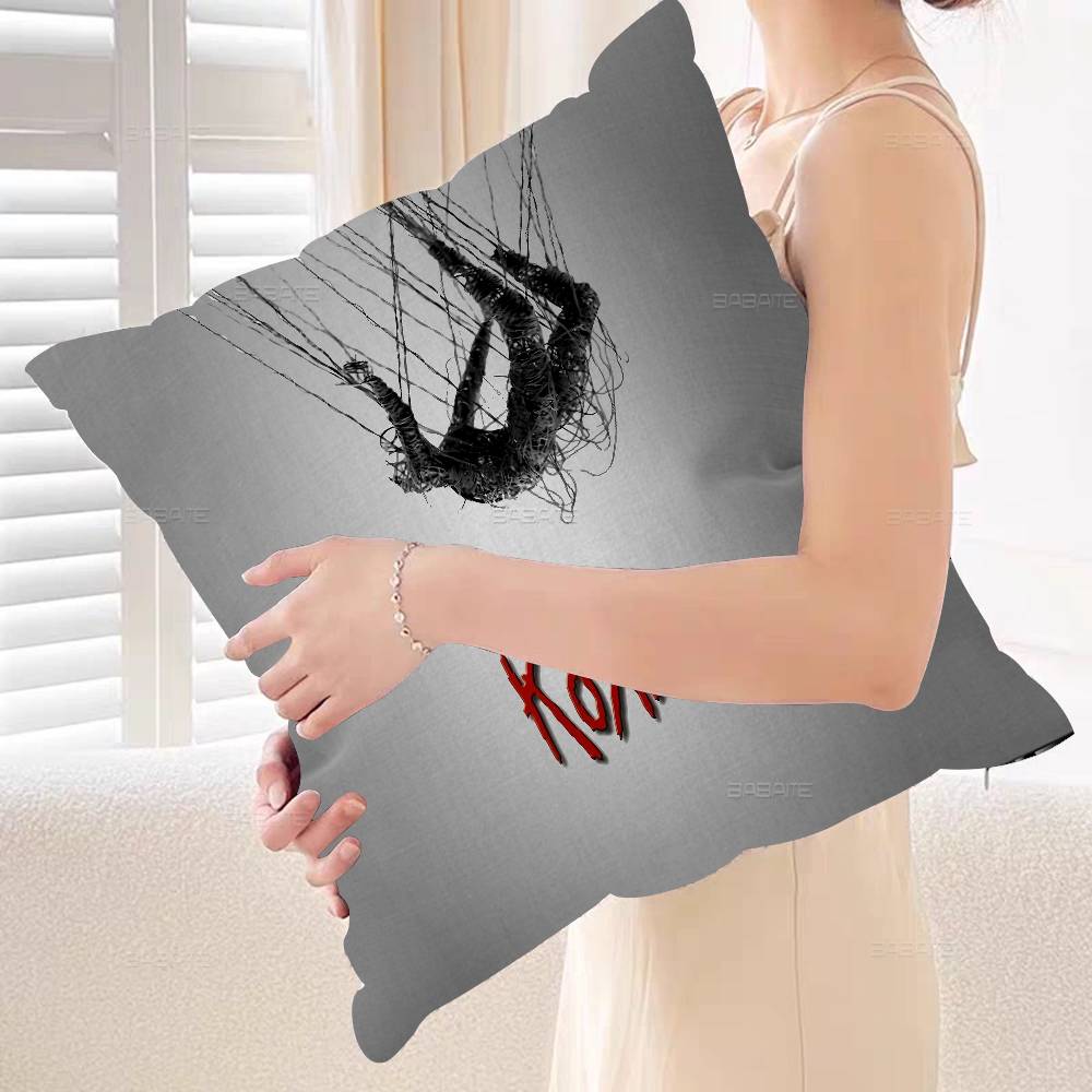 Fashion Band Rock Korn Personalized Pillow Dust Cover Bedroom Kids Party Decoration Pillowcase Birthday Children Gift