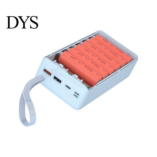 Přenosný nabíjecí kryt C12 Power Bank Bez pájení Odnímatelný DIY Box na 12x18650 Pouzdro QC PD pro chytrý telefon